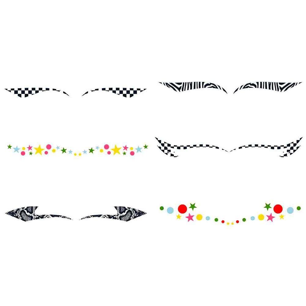 Временная наклейка для подводки глаз, профессиональные наклейки для теней для век, наклейка на двойное веко Music Festiva