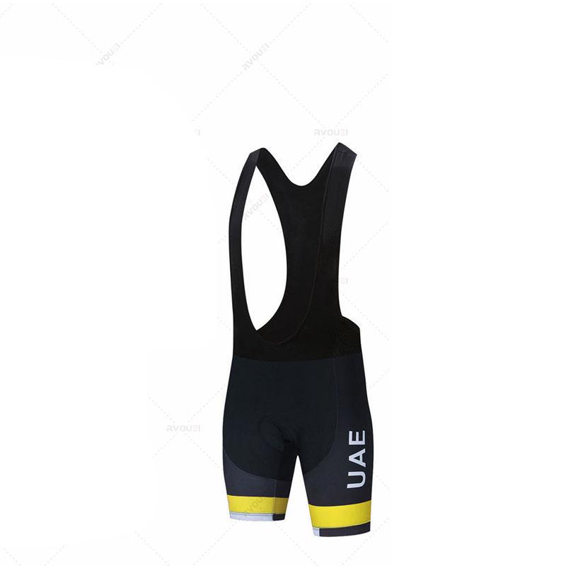 Uae Team Cycling Clothing Set for Men, Bike Clothing, Breathable Anti-UV Bicycle Wear, Short Sleeve Cycling Jersey and Bib Sets