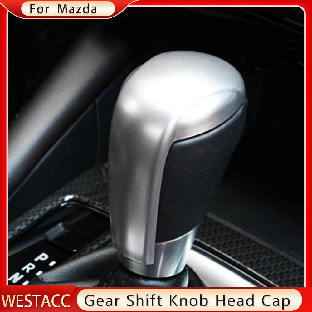 Автомобильная ручка переключения передач, наклейка, защитная крышка для Mazda 2 3 6 BM GJ Demio CX3 CX5 CX8 CX9 Axela 2014-2022