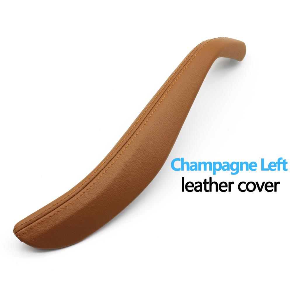 Left Right Interior Door Pull Handle Leather Outer Cover Replacement For BMW 5 Series G30 G31 F90 2018 2022