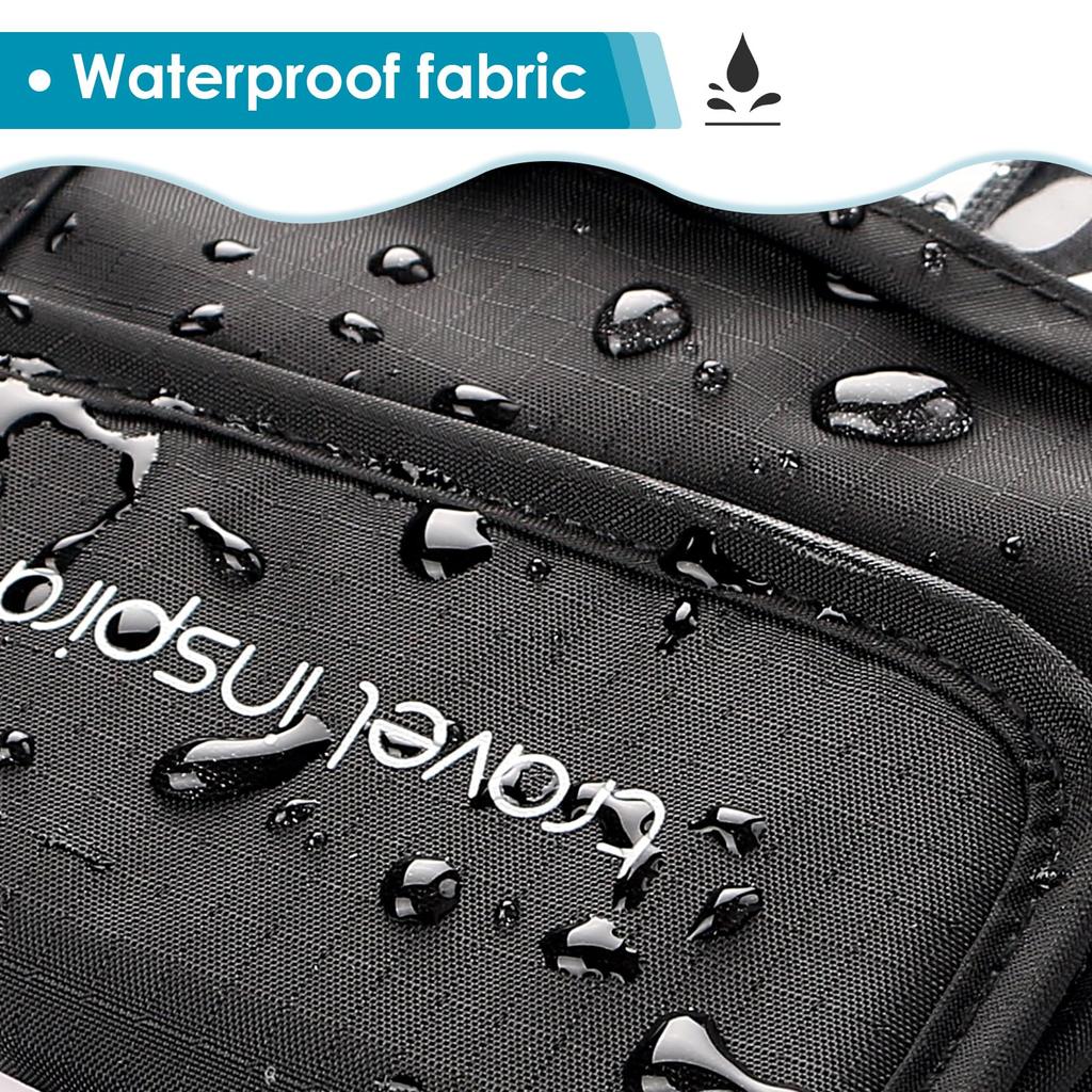 Паспорт паспорт висящий от безопасности большой заграничный паспорт безопасность паспорт удобный черный [travel inspira] чехол, чехол, шея, анти-скимминг,