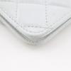CHANEL Pearl strap flap wallet Shoulder Bag AP1838 Matelasse light blue leather/Fake pearl Women Used