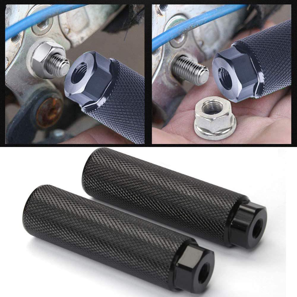 Bicycle Road Bike Aluminum Zinc Zinc Alloy Anti-Skid Stunt Pegs Bike Axle Pedal Bike Pegs Bicycle Parts