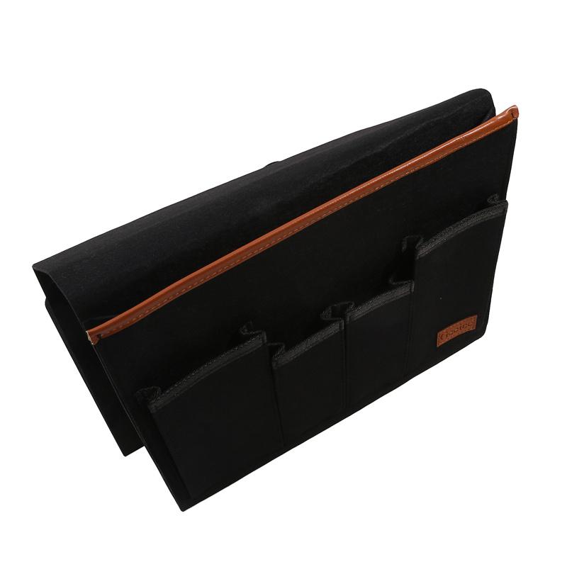 Household Armchair Felt Couch Recliner Armrest Organizer for Magazine Tablet Cell Phone Remote Control Hanging Storage Bag