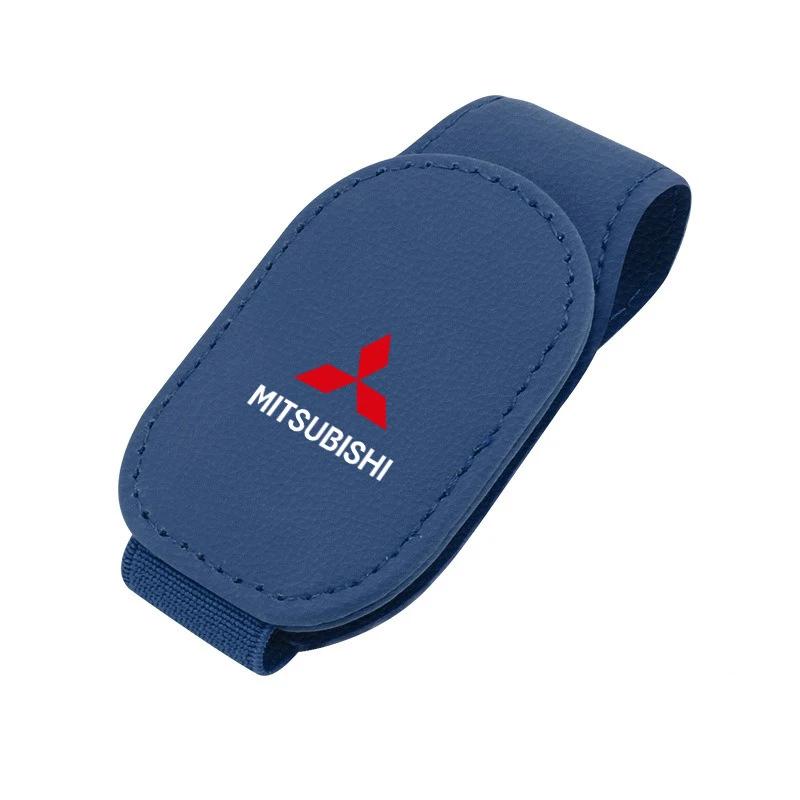 Car Sunglasses Clip Holder for Mitsubishi All Models Outlander Lancer ASX Pajero Glasses Card Ticket Storage Accessories