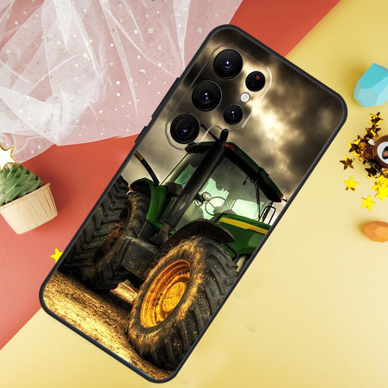 Фермерский Трактор Чехол Для Samsung Galaxy S22 S23 S24 Ultra S8 S9 S10 Plus Note 10 20 Ultra S20 S21 FE Обложка