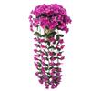 Artificial Wisteria Flower Vine Bushy Purple-color Red Reusable Indoor Outdoor Wedding Party Living Room Wall Hanging Garland Home Adult Sex Wear