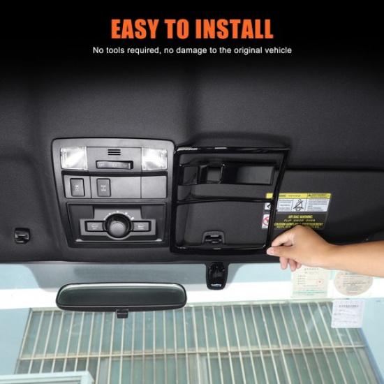 Черная Глянцевая Панель Отделки Плафона Переднего Освещения для Toyota Tacoma 2015-