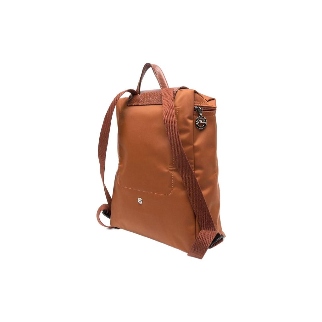 Longchamp Le Pliage Green 26 Foldable Snap Button Zipper Closure Backpack Mini Women backpack Brown 1699919504