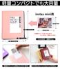 Instax Album Instax Mini Large Capacity Compact Business Card Size FUJIFILM Instax Film Album for Instax Mini VOW&ZON (Pink)