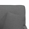 3 Piece Dark Grey Fabric Chaise Lounge with Rocker and Cushions