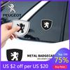 2026 Hot Car Sticker New 3D Aluminum Emblem Car Decoration Body Stickers Decals For Peugeot 308 408 508 RCZ 208 3008 2008 206 20