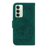 For Xiaomi Redmi 15 4G (EU) (171mm) Case Butterfly Flower Imprint PU Leather Wallet Phone Cover with Strap