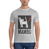 White Dog Mambo Classic Tshirt Shirts Graphic Tees Mens White T Shirts Animal Print Shirt For Boys
