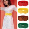 Women Casual Exquisite Elastic Belts Waist Strap Bowknot Waistband Waist Belts
