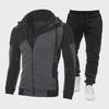 Men's Thickened Hooded Sportswear Suit - Autumn/Winter Long Sleeve Jacket and Pants