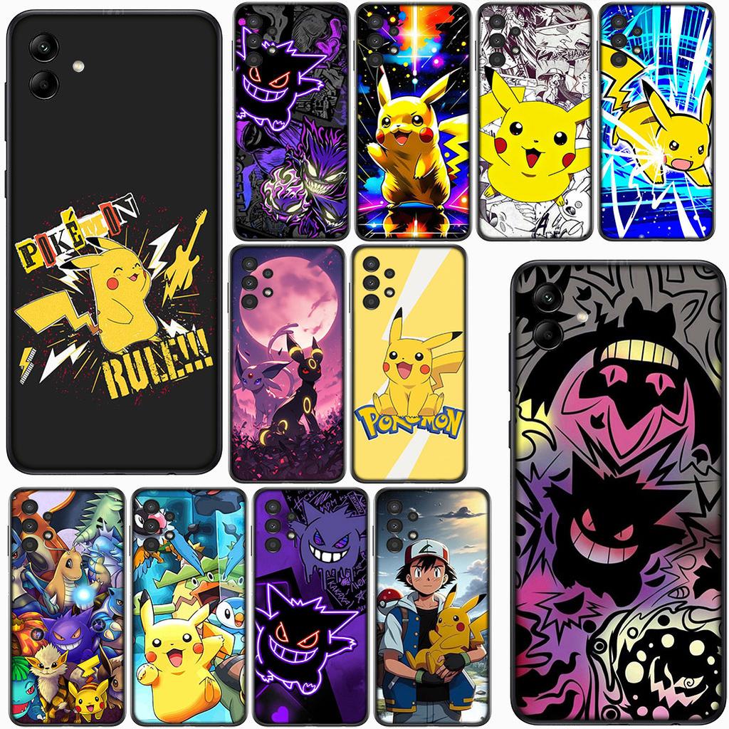 for Motorola Moto G86 G57 G67 G24 G15 G54 Power G13 G14 G34 G35 G45 G60 G53 G55 G64 G75 G72 Case P-Pokemons GO Gengar P-Pikachus