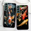 High End Ornamental Fish and Koi Carp Phone Case For Samsung Galaxy S22 S25 Ultra S21 S10 Plus S26 Edge S20 S23 S24 FE Cover