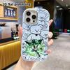 Phone case: 2D flat design suitable for iPhone 18 17 16 15 14 13 Pro protective case, couple style, short-haired boy, Christmas and Halloween gift