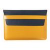 Market A Two-tone Slim Laptop Pouch, Navy Yellow