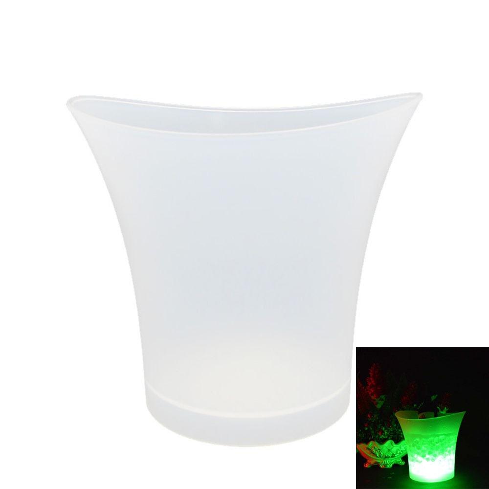 Светящаяся настольная лампа для вечеринок, светодиодная лампа для ведра со льдом, 5 л, меняющая цвет