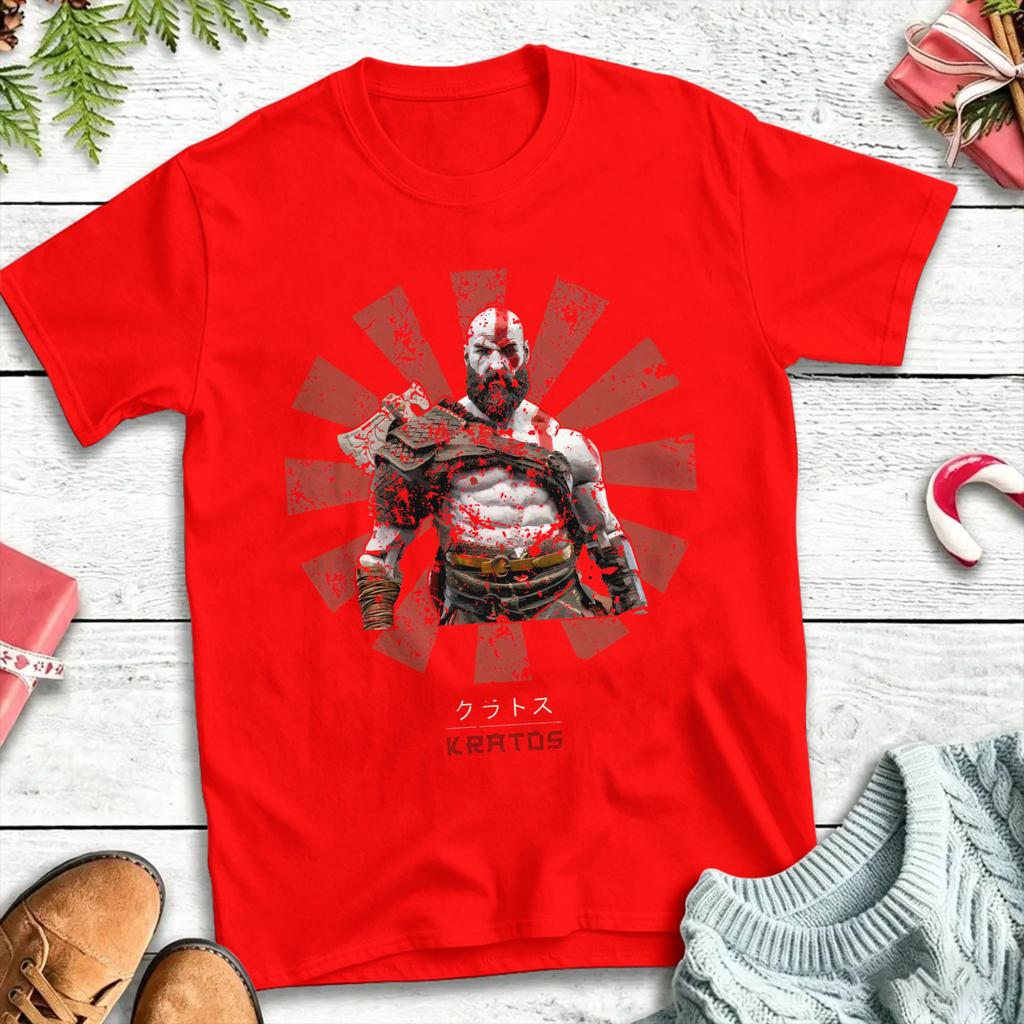 Oversized TShirt Beach Kratos God Of War Fashion T Shirts Cotton Tshirt for Unisex Aesthetic Cheap Short Sleeve Tees