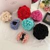 Stereoscopic Rose Flower Hair Clip for Women Elegant Back of The Head Hair Shark Clip Fashionable Hair Styling Accessories Girls