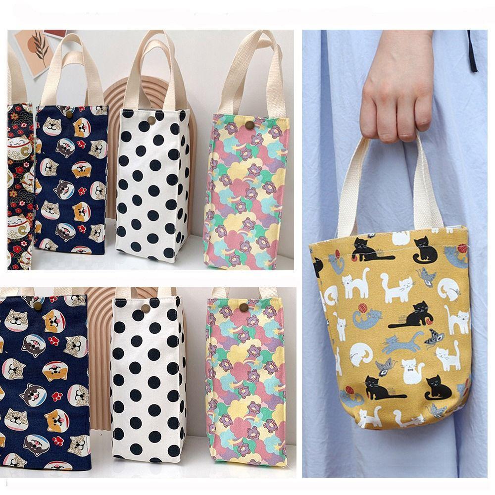 Portable Mug Holder Tote Bag Water Bottle Bag Cup Sleeve Beverage Bag Tumbler Case Holder