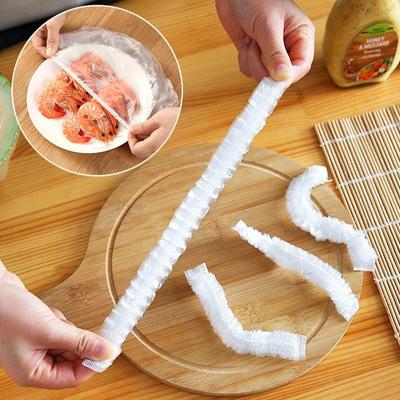 Одноразовая пластиковая пленка, пищевая бытовая пластиковая пленка, защита от пыли, защита от насекомых, обновленная утолщенная крышка чаши, свежая @-