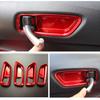 For Toyota Corolla - Bright red Inner Car Door Handle Bowl Cover Trim 4X