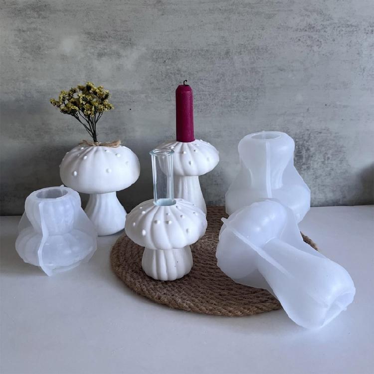 Элегантная форма гриба Прочная силиконовая форма для цветочных горшков Инструмент Незаменимый аксессуар для домашнего использования Любители искусства из смолы