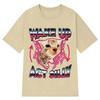 Wake Up Act Silly Kitty Graphic T Shirts Funny Cat Meme Unisex Women Overisized Short Sleeve Crew Neck Casual Tee Unisex