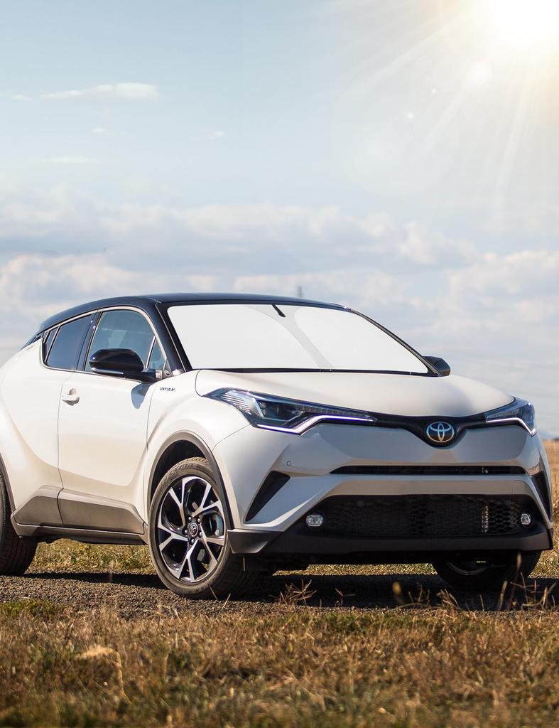 Proadsy Складной солнцезащитный экран на лобовое стекло автомобиля с блокировкой света и термоизоляцией, совместимый с аксессуарами Toyota CHR 50, Солнцезащитный козырек, Изоляция, C-HR (10 Серия,