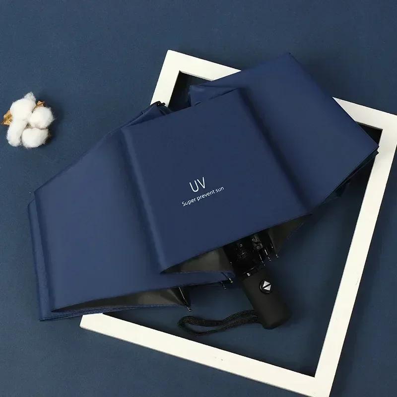 Fully Automatic Umbrella UV Resistant Umbrella Simple and Creative Sunshade Umbrella Fully Automatic Lightweight Luxury Umbrella
