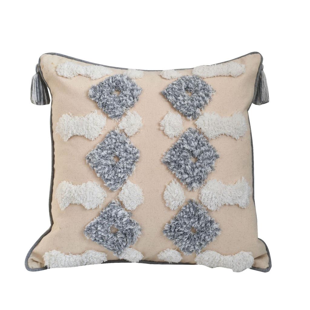 Тафтинговая диванная наволочка в стиле ретро, ​​простая художественная круглая бархатная подушка, мягкая офисная подушка для дивана, наволочка