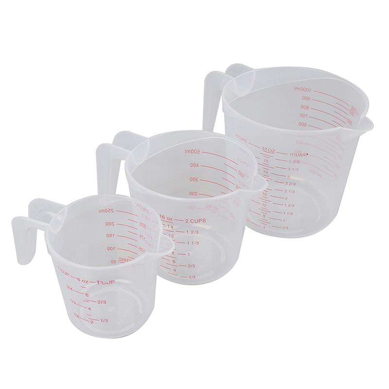 High Quality Plastic Measuring Jug Large Capacity Scale Cup 250/500/1000Ml