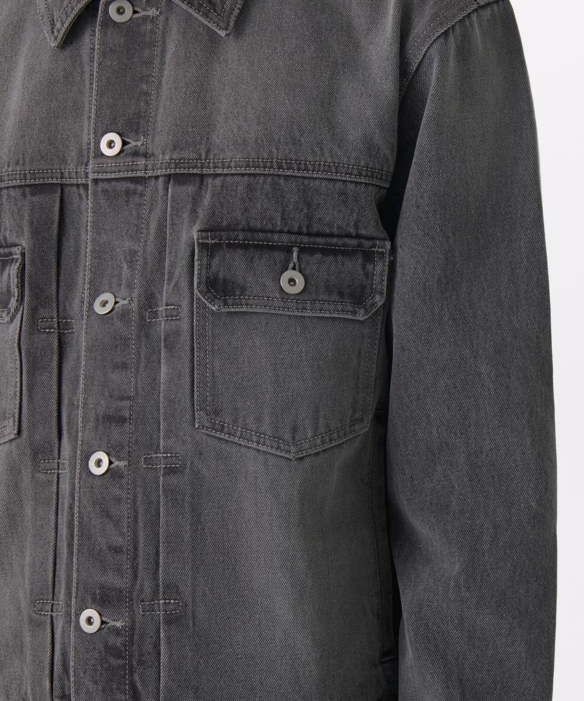 Musinsa Standard Relaxed Denim Trucker Jacket 2 [Grey]