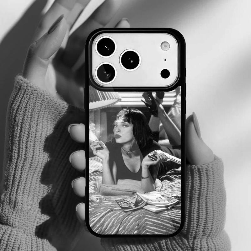 Чехол для телефона «Криминальное чтиво» для iPhone 17 Air 16e 15 14 13 Pro Max Задняя крышка для 12 11 Pro Coque