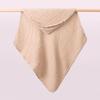 Pure Cotton Hooded Baby Swaddle Towel - Solid Color Gauze