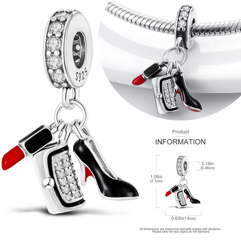 Copper Charms Beads Perfume Animal Butterfly Pendants Fit Original Bracelet Diy Jewelry