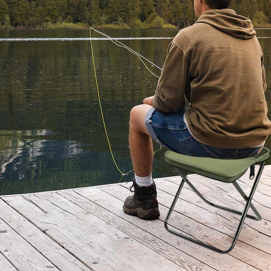 Camping Foldable Stool Easy To Carry Collapsible Practical Premium, Compact, Portable Bag