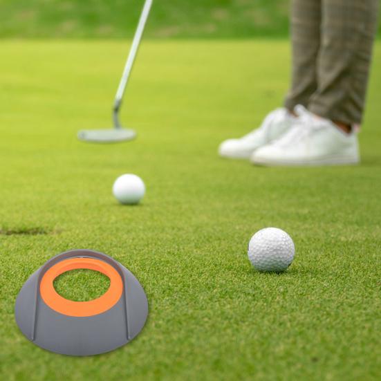 1/2Pcs Golf Putting Cup Two-color Golf Putter Hole Putting Practice Trainer Men Women Indoor Outdoor Golf Training Aid Golf Accessories