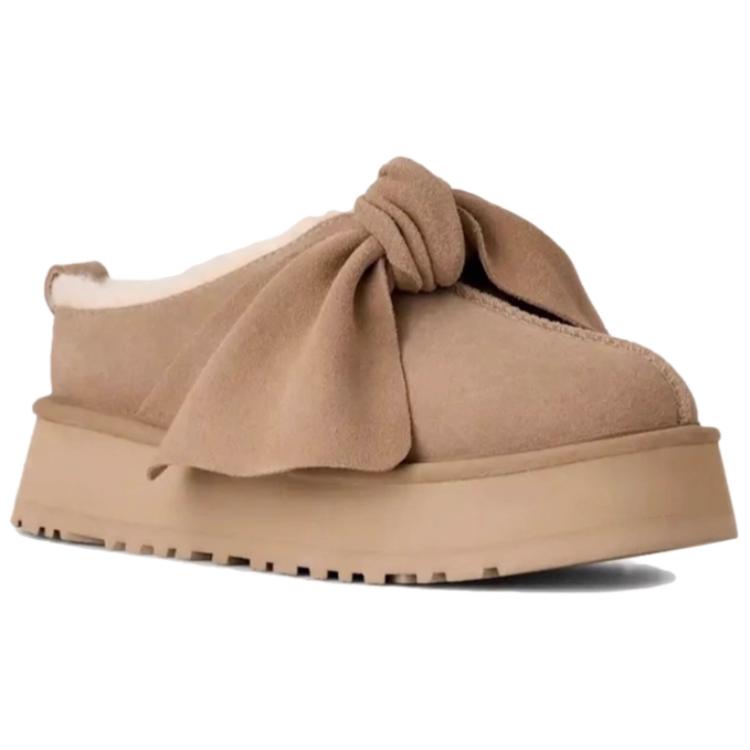 UGG Износостойкие закрытые тапочки женские коричневые 1176290-SAN