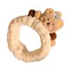 Lovely Plush Bear Headband for Adult Teens Face Washing Birthday Party Gathering Headpiece Women Skincare Hair Accessory