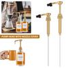 Syrup Pump Dispenser Reusable Coffee Flavoring Pump with Spoon Multi-purpose Syrup Pumps Fits 750ml/25.4oz Bottles for Home Cafe