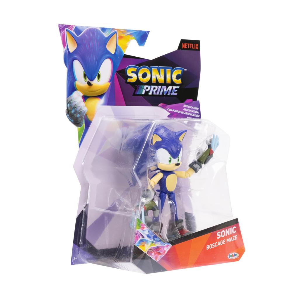 Sonic Prime Соник Мрачный 5-дюймовая подвижная фигурка от Jakks Pacific