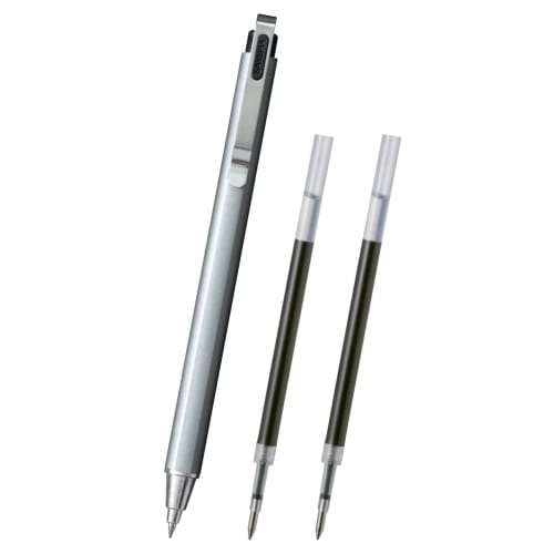 Sakura Crepas Gel Ink Ballpoint Pen Ball Sign iD Plus Pure Black 0.4mm Refill Set of 2 GBR354#49R