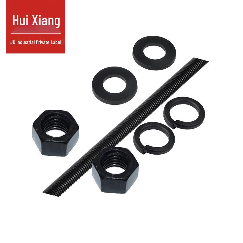 DIN976 Carbon Steel Black Oxide Threaded Rod