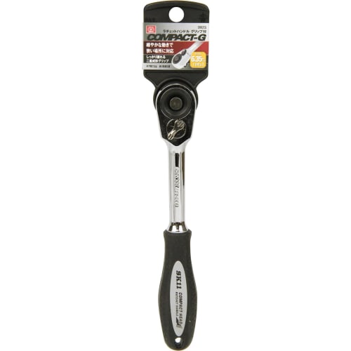 SK11 (SK11) Ratchet Handle with Grip Drive Angle 6.35mm 1/4 Inch SRH2CG