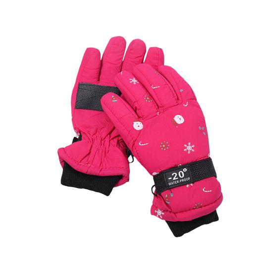 Kids Winter Gloves Warm Thermal Ski Gloves Windproof Snow Mitten for Cold Weather Snowboarding
